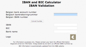 IBAN et BIC Calculator